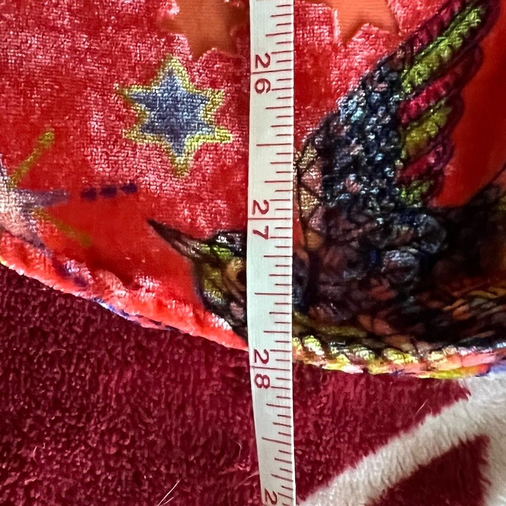 NWOT Maeve Anthropologie Dark Orange Velvet Top 6 - Picture 12 of 13